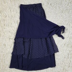 Vintage Krizia 100 % Silk Skirt Made In Italy